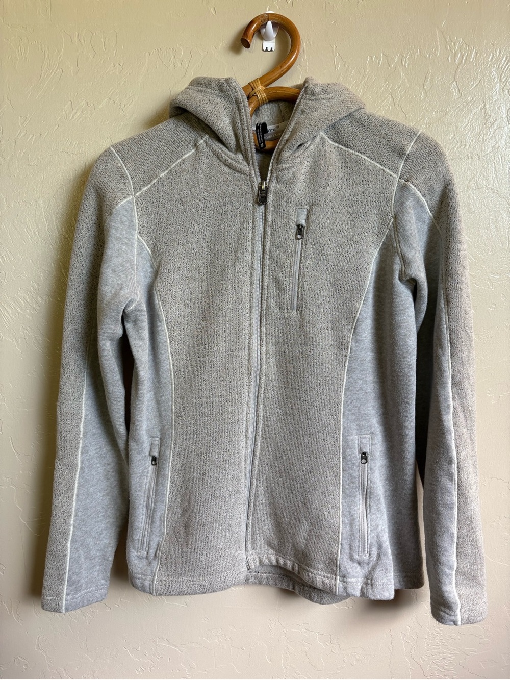 Kuhl Women’s Zip Up Soft Fleece Acrylic Blend Hoodie Sweatshirt Jacket Size M